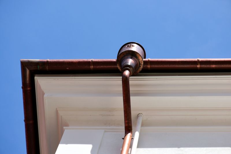 Commercial Copper Gutters Installation