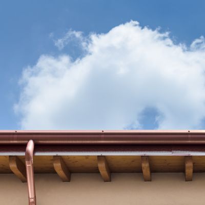 Commercial Copper Gutters Installation