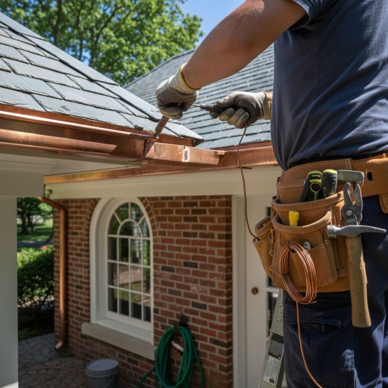 Commercial Copper Gutters Repair