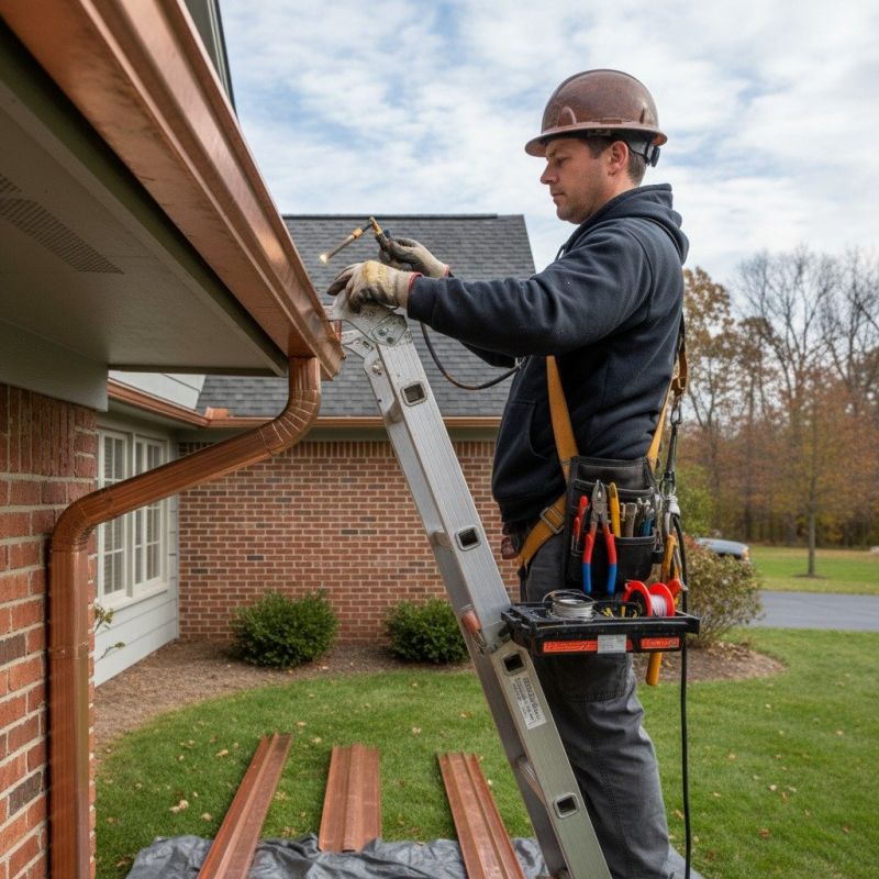 Commercial Copper Gutters Repair