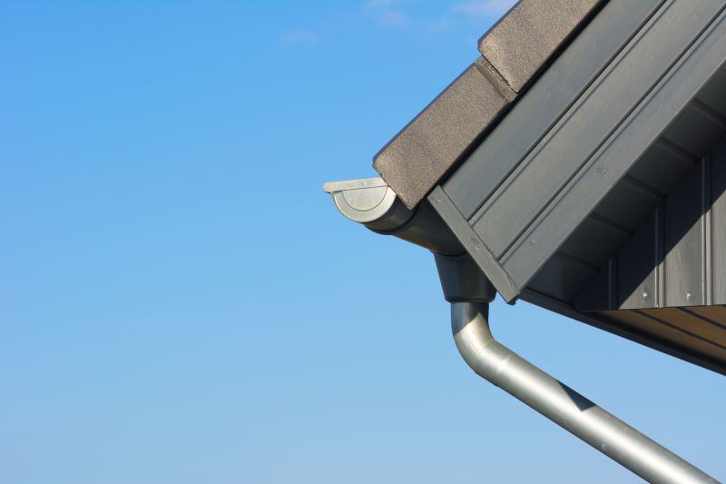 Commercial Galvanized Gutters Installation