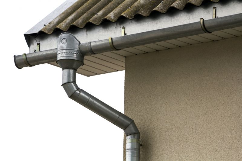 Commercial Galvanized Gutters Installation