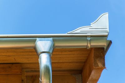 Commercial Galvanized Gutters Installation