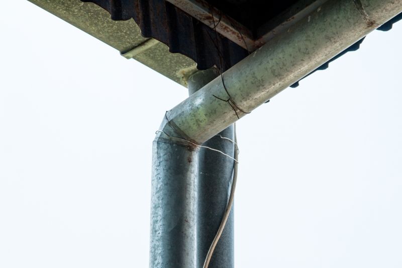 Commercial Galvanized Gutters Repair