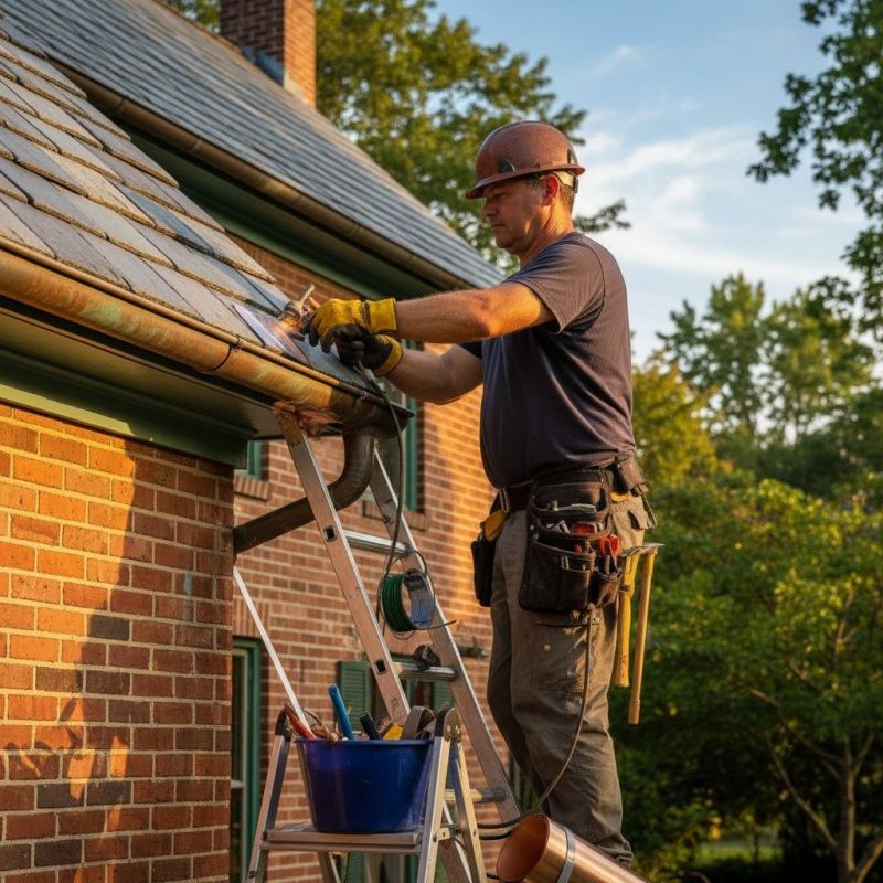 Copper Gutter Repair