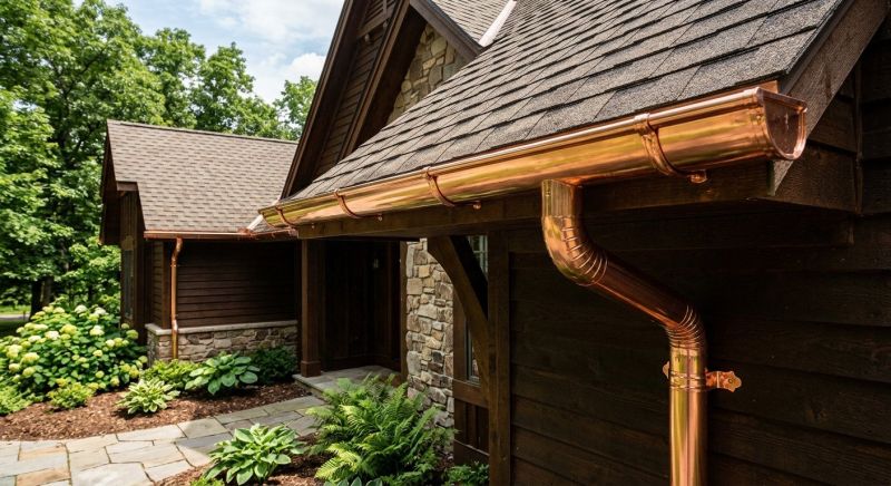 Copper Gutters Replacement