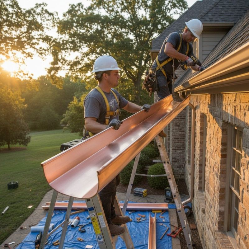Copper Gutters Replacement