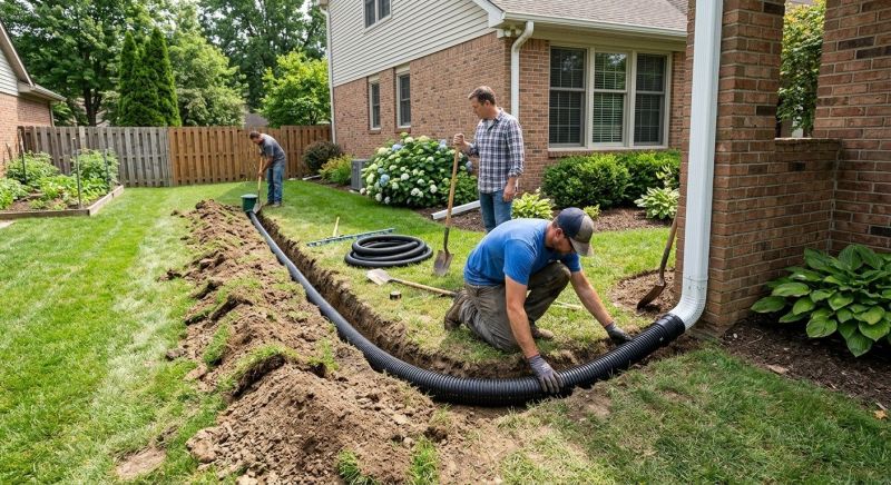 Downspout Installation