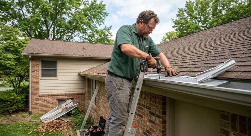Repairing Bent Or Clogged Gutter Protection Systems