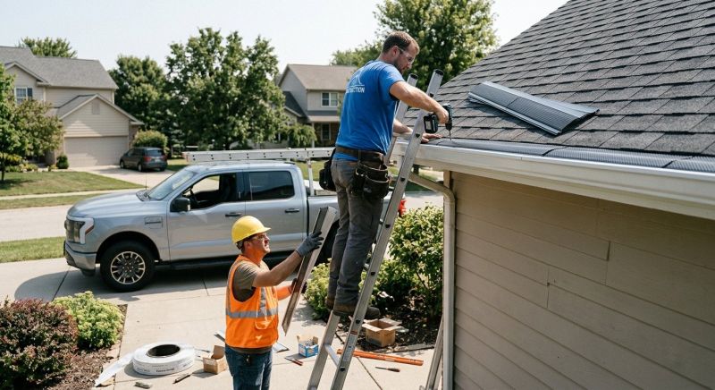 Residential Gutter Covers Installation