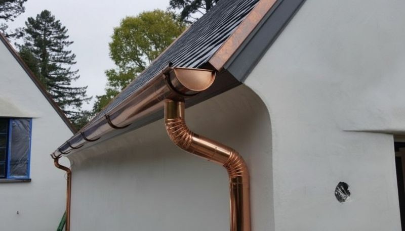 Commercial Copper Gutters Repair