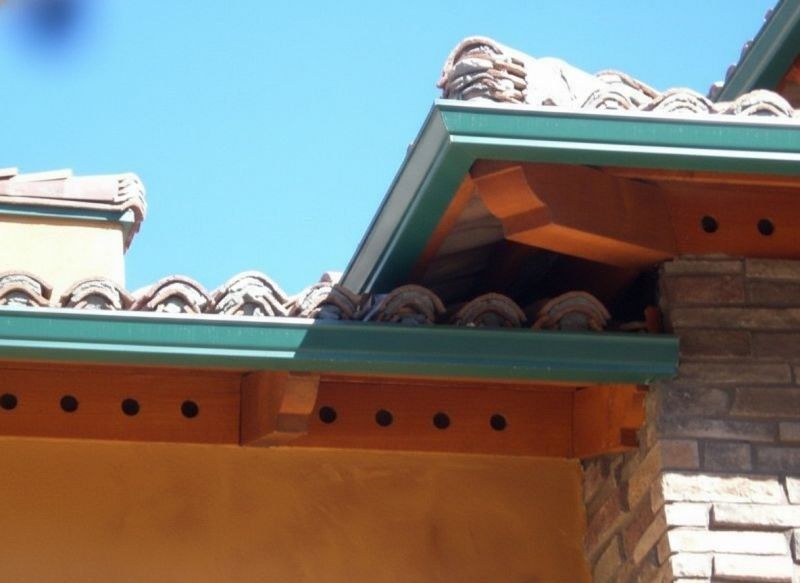 Commercial Galvanized Gutters Installation