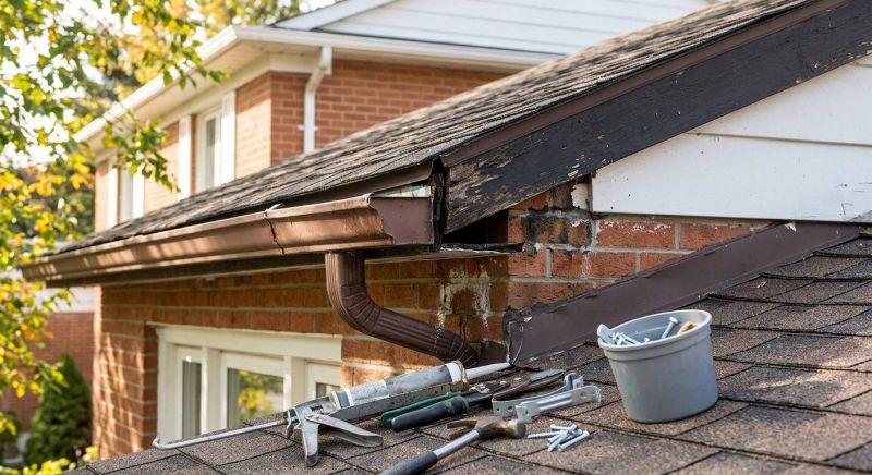 Residential Gutter Repair for Leaks Sagging and Overflow Issues
