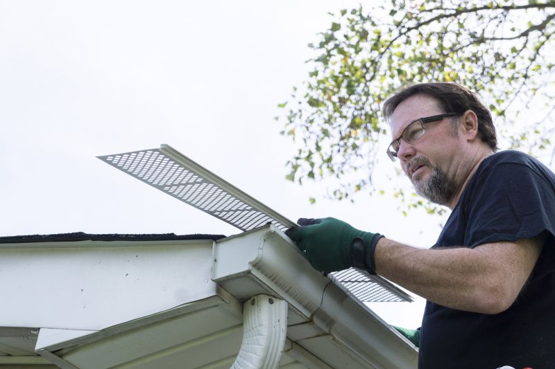 Repairing Bent Or Clogged Gutter Protection Systems